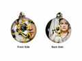 Gurudev and radharaman double sided locket