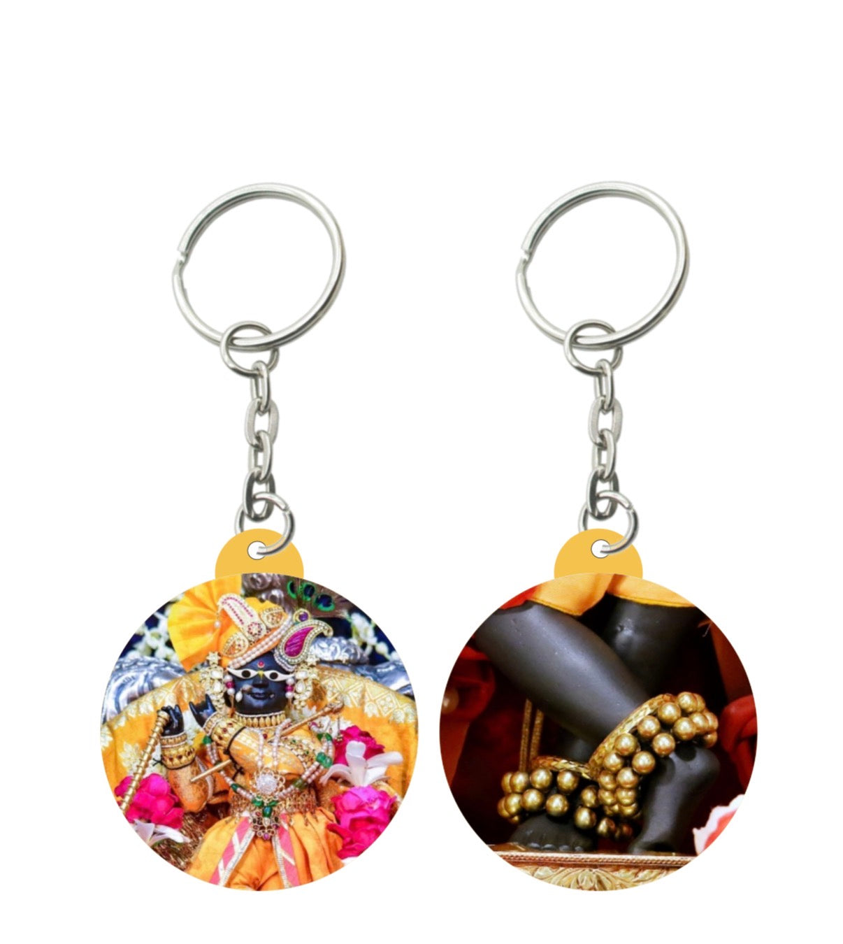 Radharaman lal ju key chain yellow