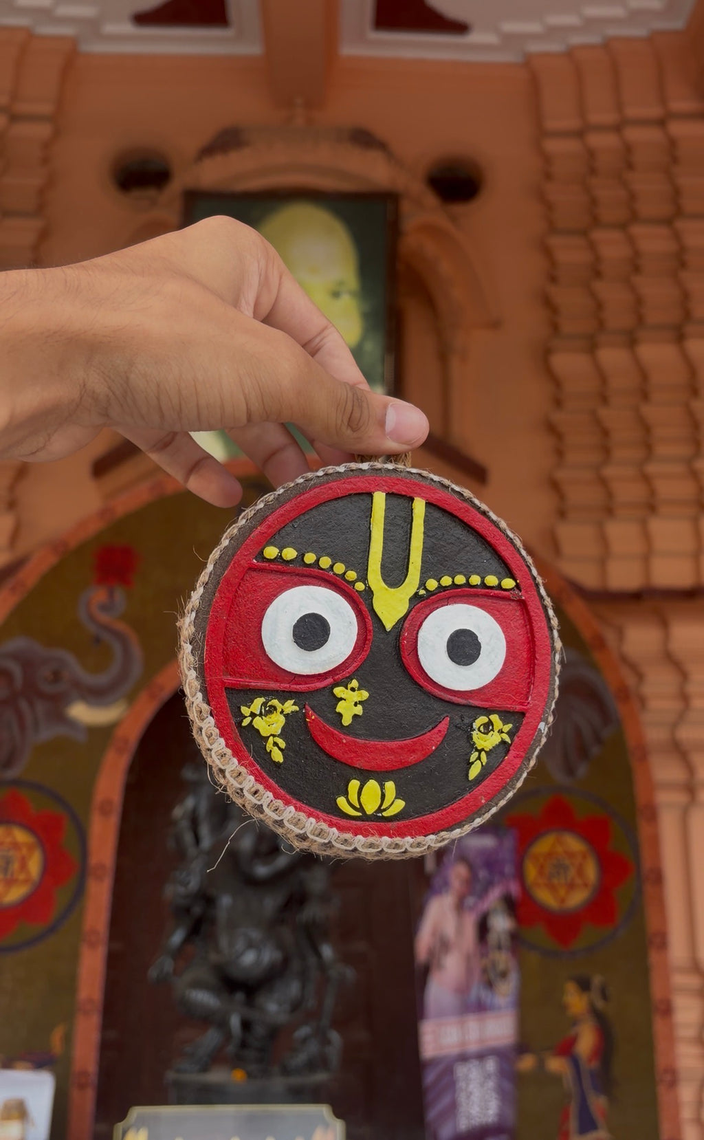 Jagannath ji natural cow dung hanging