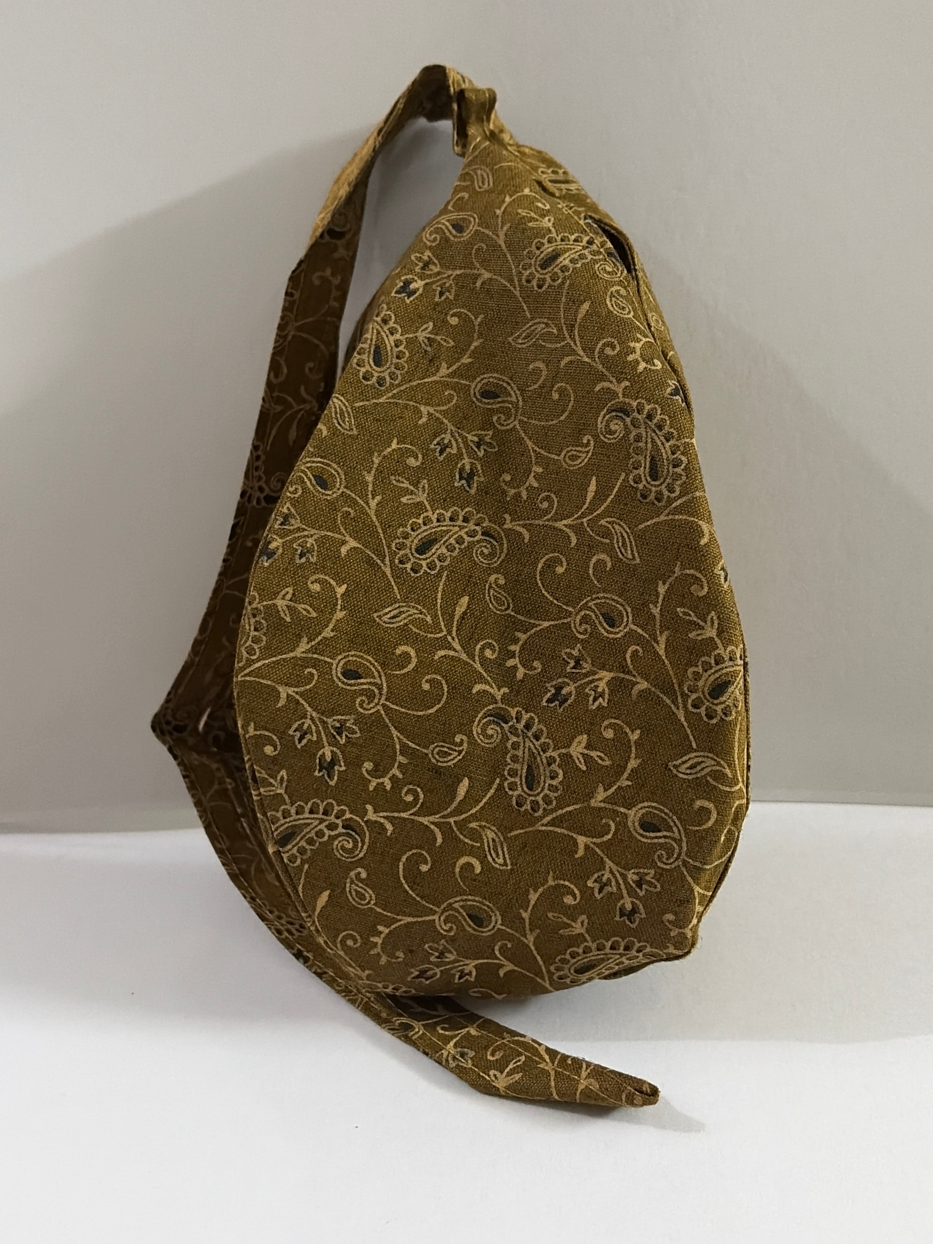 Bead Bag Brown Colour (Designer Print)