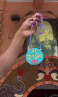 Mero radharaman wall hanging/mala naturally made of cow dung