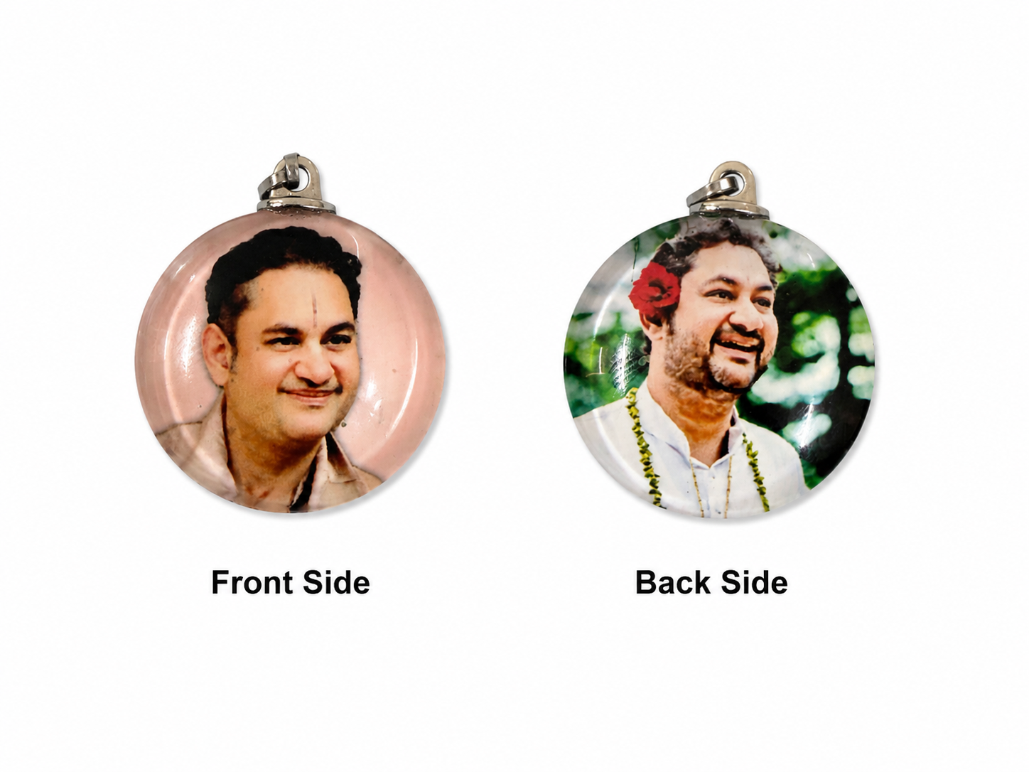Gurudev double sided locket