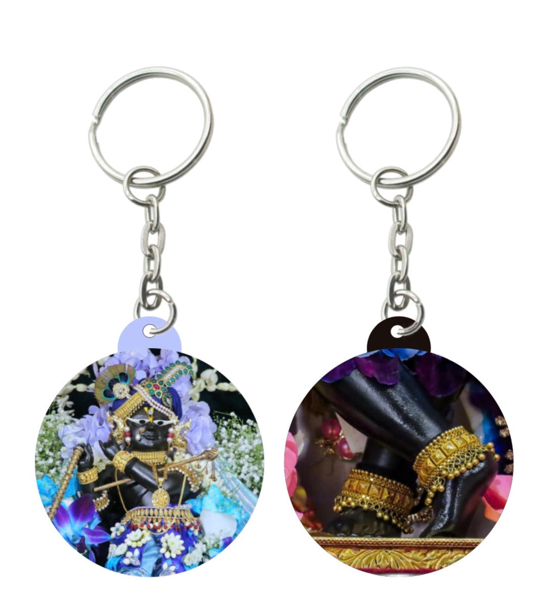 Radharaman lal ju key chain lite blue
