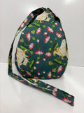 Bead Bag Dark Green Colour (cow flower Print)