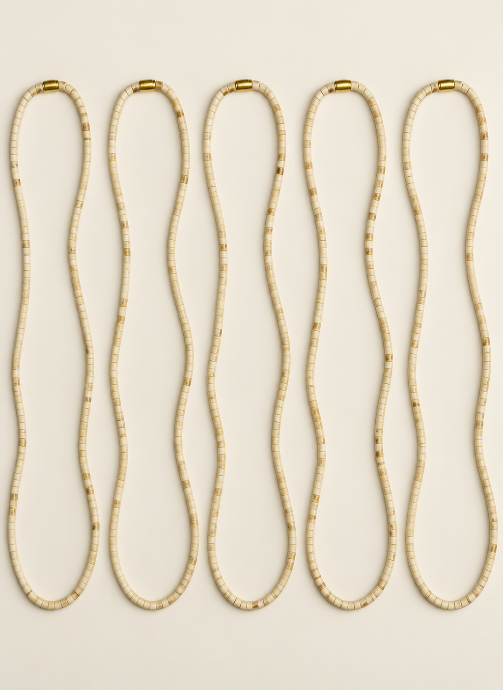 Pure Tulsi ji Kanthi mala - 1 Round ( Simple ) pack of 5