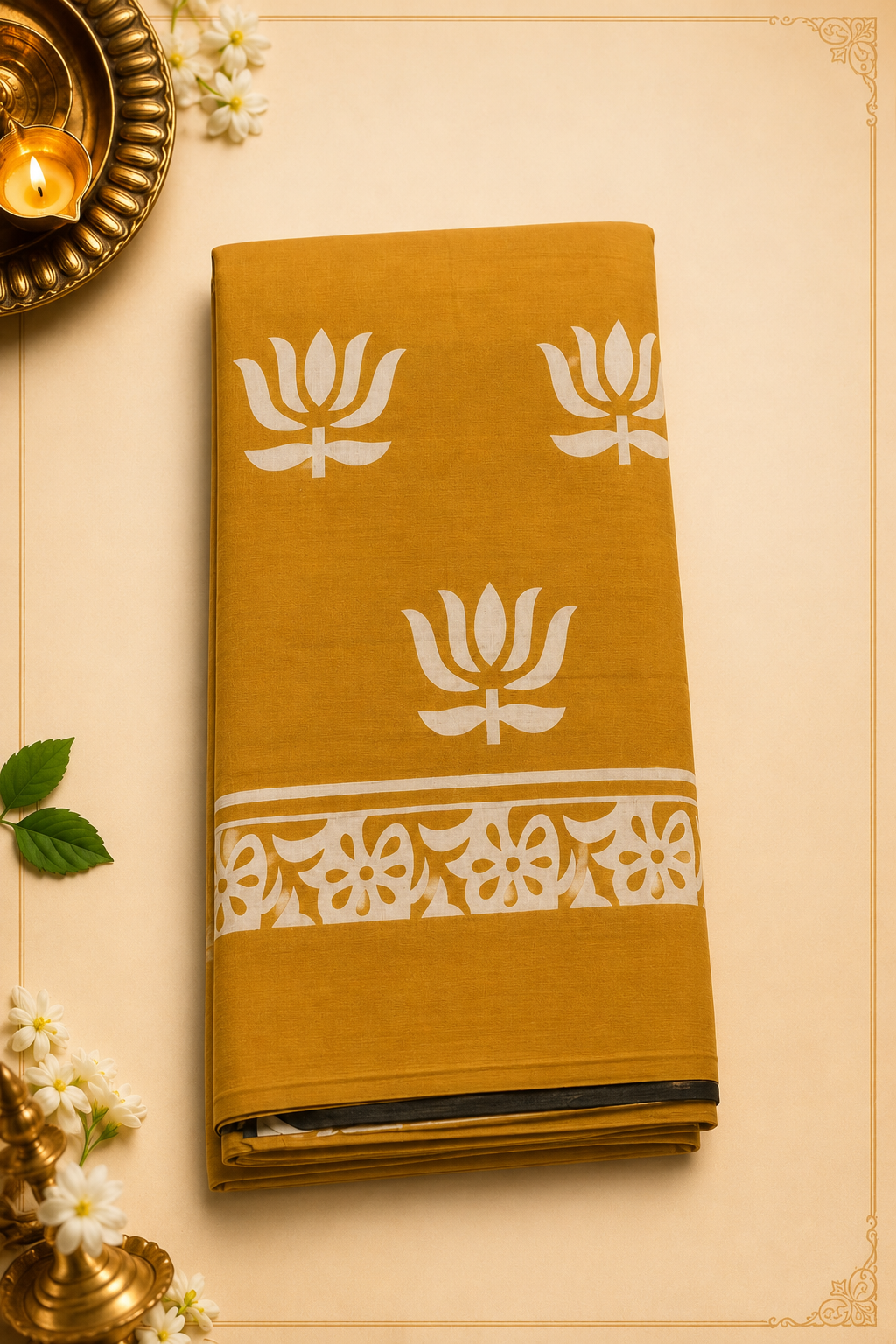 Pure mul cotton saree
