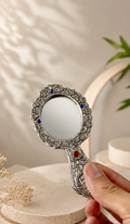 Silver finish darpan