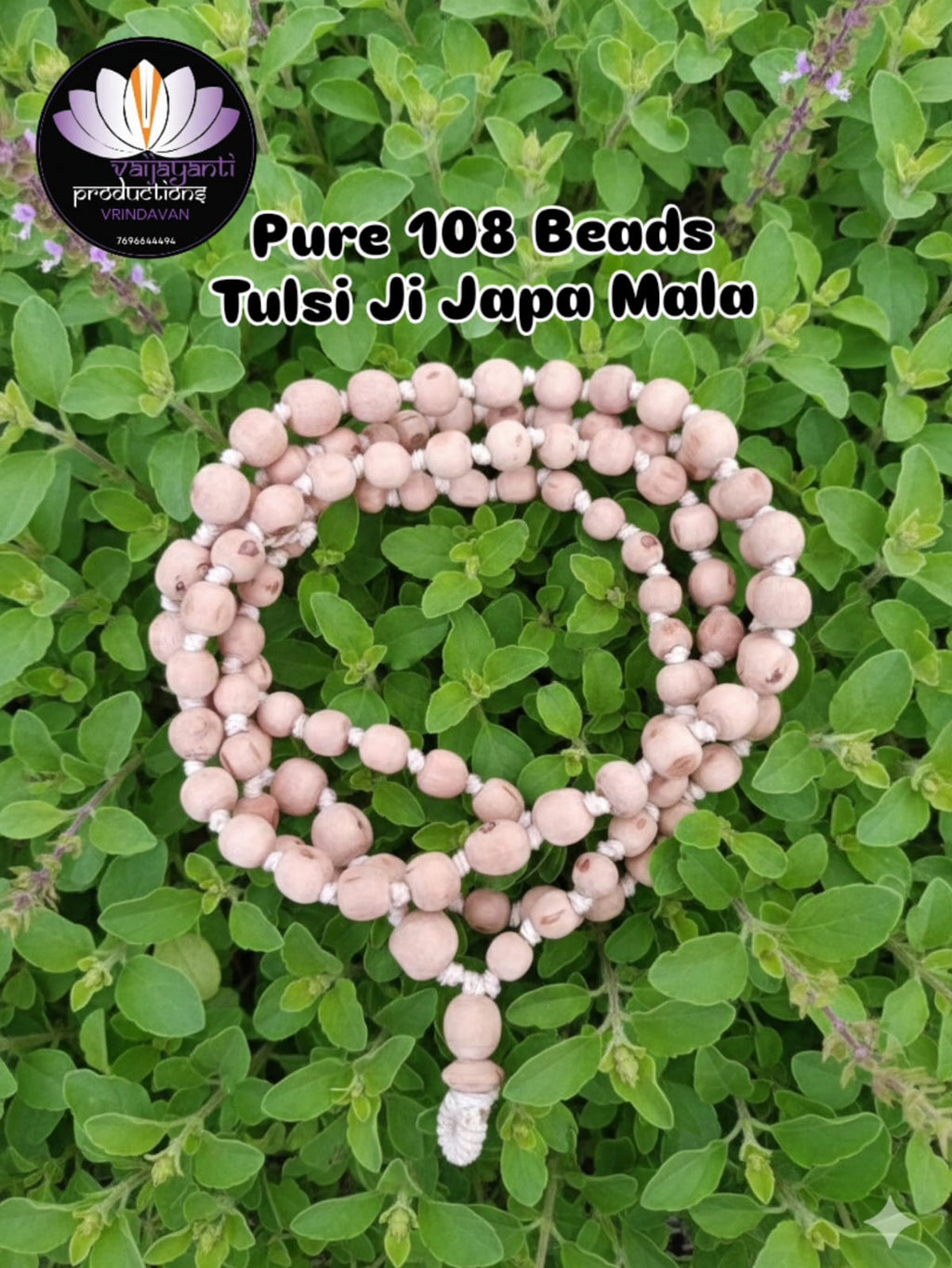 Pure Tulsi ji Japa mala - 108 Beads