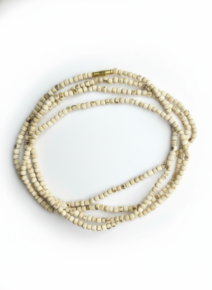 Pure Tulsi ji Kanthi mala - 2 Rounds ( gol)
