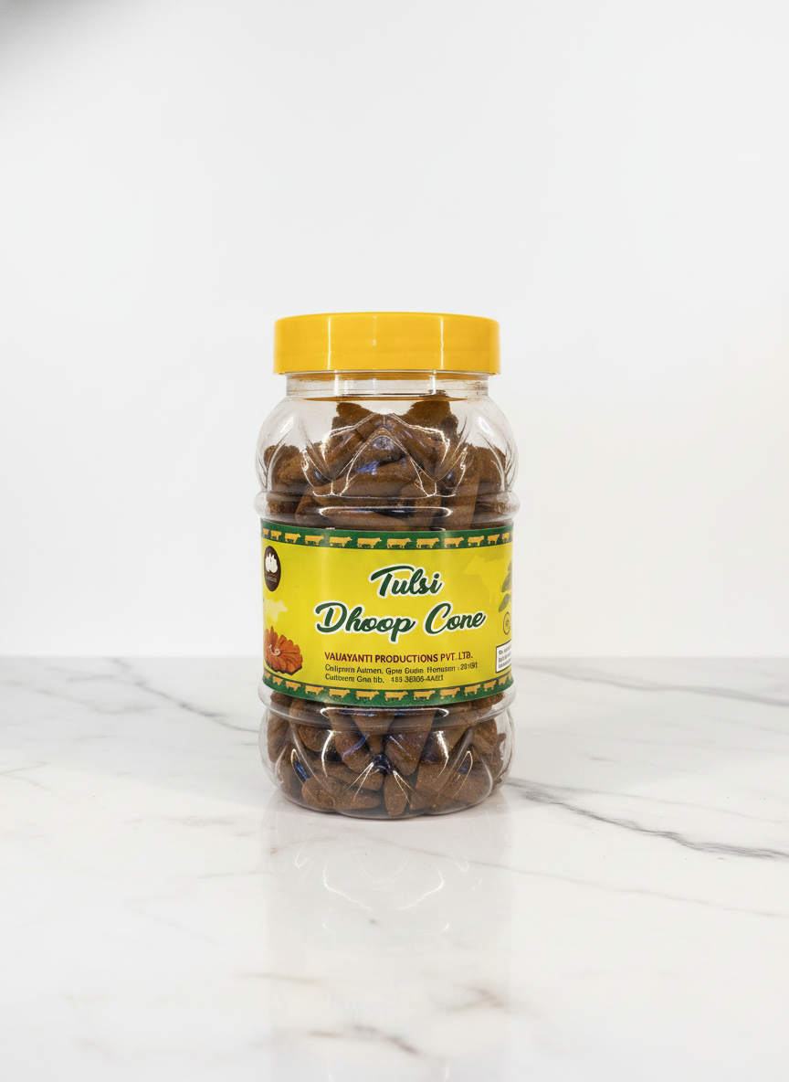 Organic Tulsi Dhoop Cone