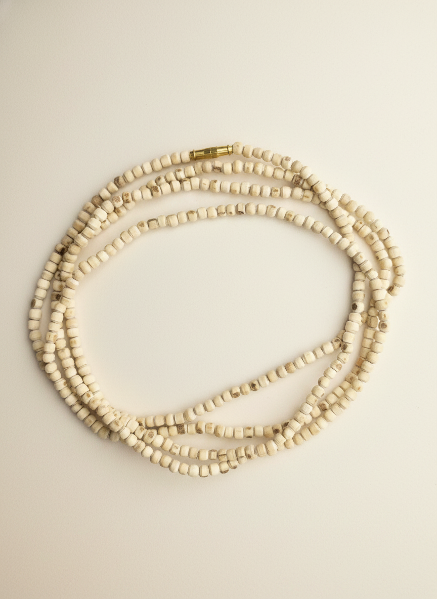 Pure Tulsi ji Kanthi mala - 2 Rounds ( gol)