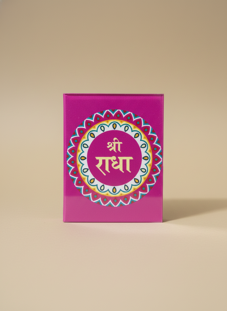 Shri Radha Acrylic Frame